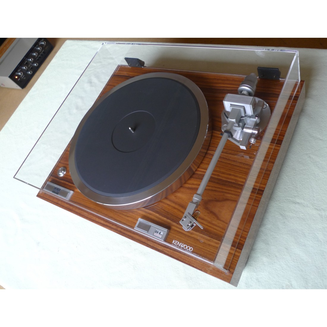 Platine vinyle Kenwood KP-770D direct drive + cellule Audio Technica