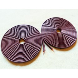 Cables haut-parleurs Cabasse 2 x 4 mm² marrons