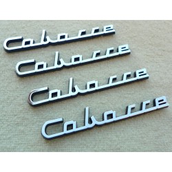 Quartet de logos Cabasse chromés