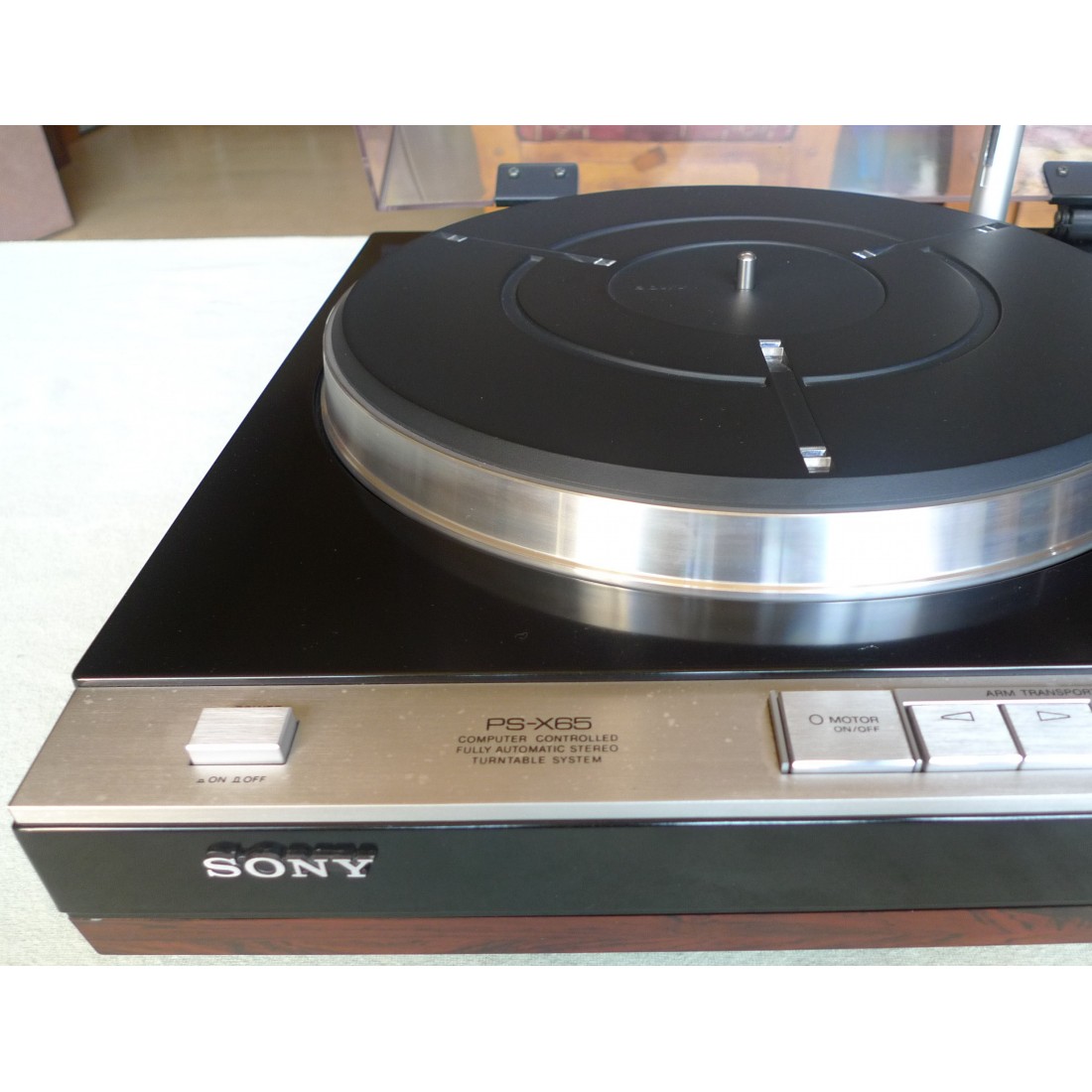 Platine vinyle DD Sony PS-X65 ( PU-A7 tonearm ) + cellule Acutex 410E