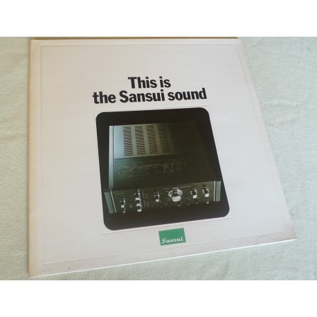 Disque vinyle 33T " This is the Sansui Sound " 1976