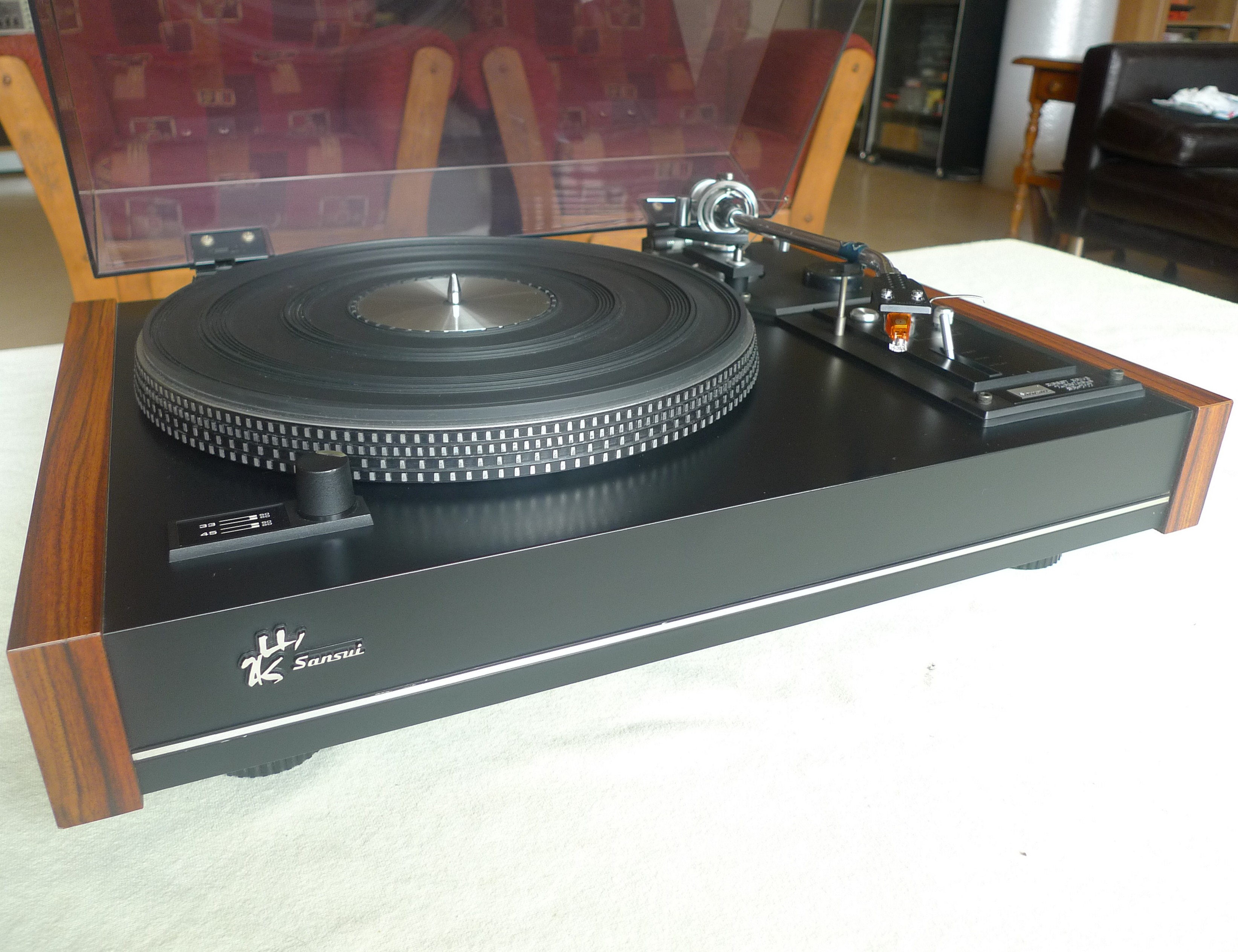 1046 SANSUI レコードプレーヤー SR-717-