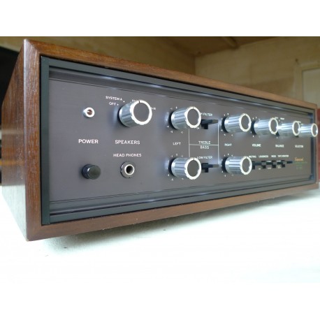 Ampli vintage Sansui AU-555 SSP Woodcase