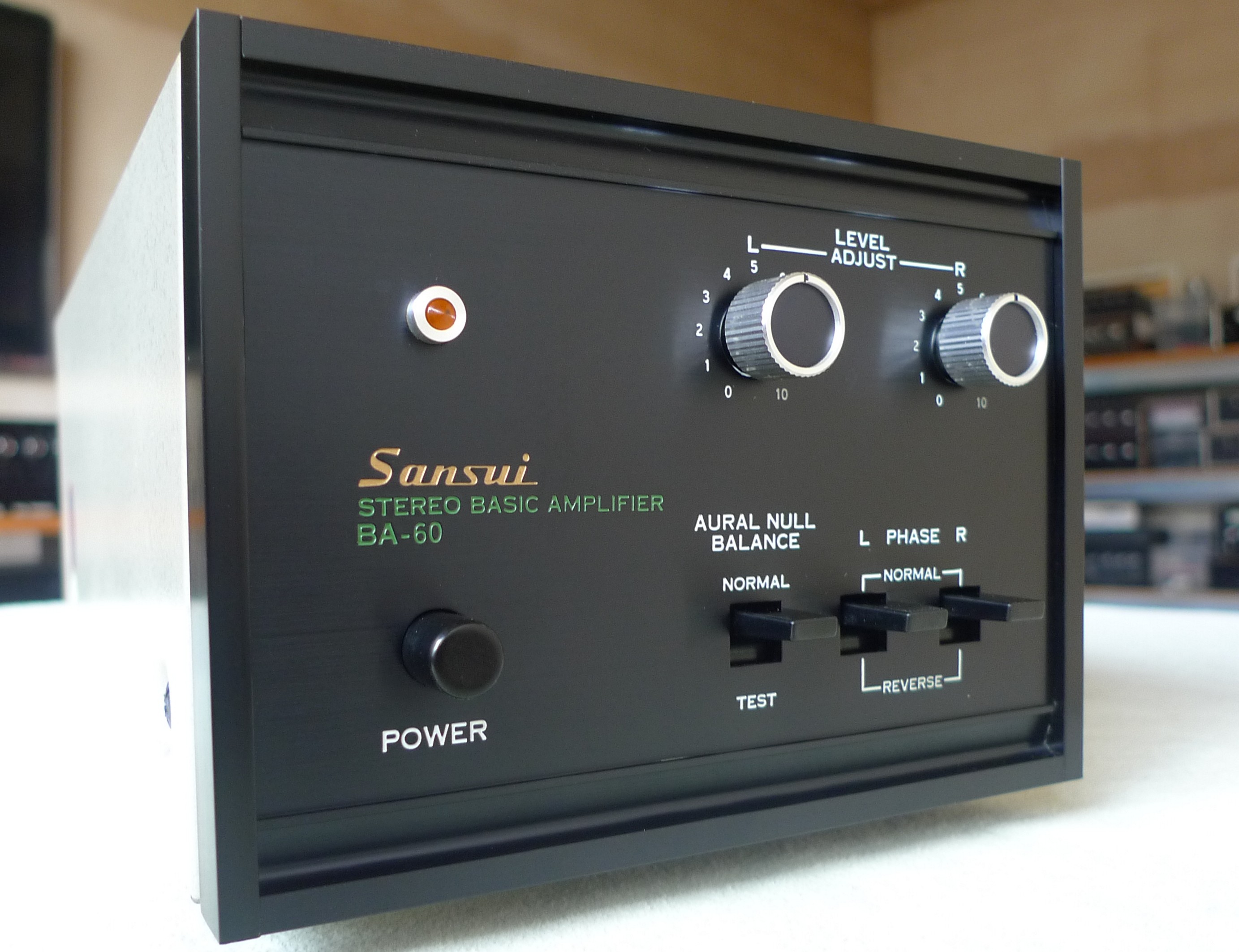 Ampli de puissance hi-fi vintage Sansui BA-60 SSP restauré pro